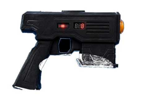 Voidline blaster close-up